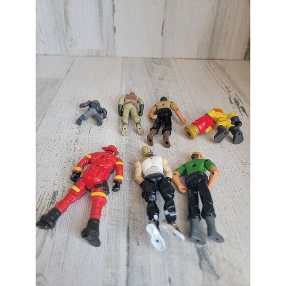 Firefighter biker action figure mow hawk toy figure set job - Picture 12 of 12